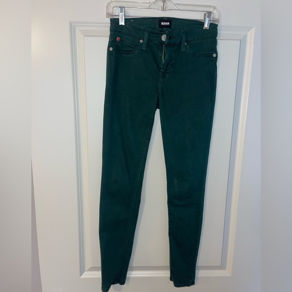 Hudson jeans hunter green size 26